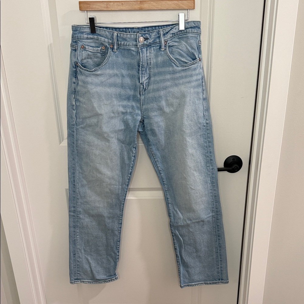 American Eagle Outfitters Light Blue Men's Straight Jeans